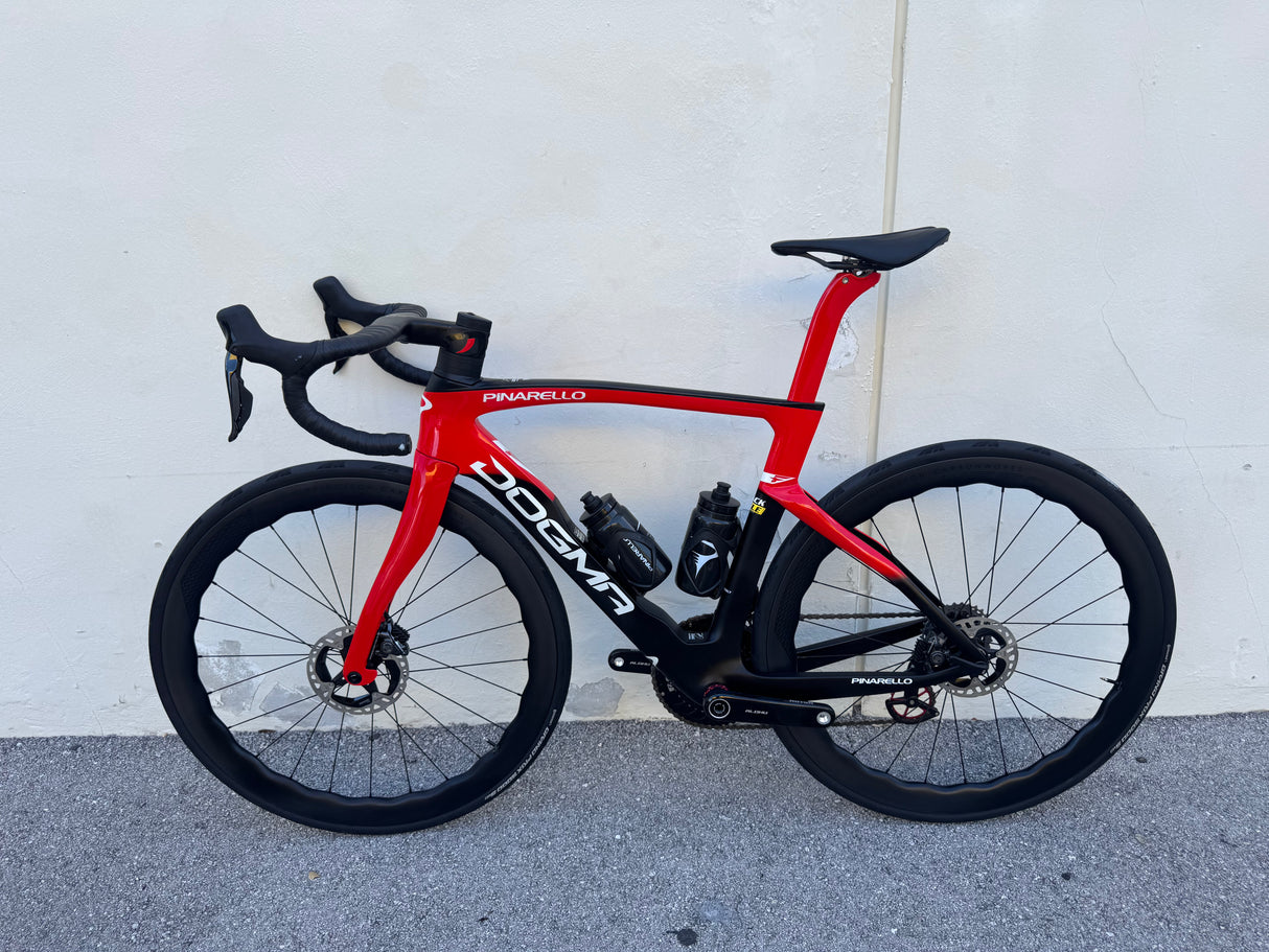2022 Pinarello Dogma F B611 Red- DuraAce Di2- Princeton Peak 4550 - 53  Pre-Owned