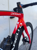 2022 Pinarello Dogma F B611 Red- DuraAce Di2- Princeton Peak 4550 - 53  Pre-Owned