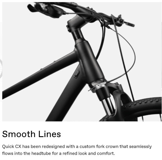 Cannondale Quick CX 2 Shimano Cues 10 Speed Disc Hybrid Bike