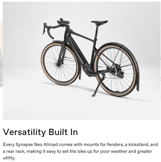 Cannondale Synapse Neo Allroad 1 eTap AXS Carbon Gravel E-Bike