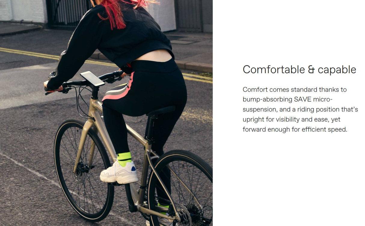 Cannondale Quick Women's 5 Remixte 7 Speed Aluminum Disc Hybrid Bike