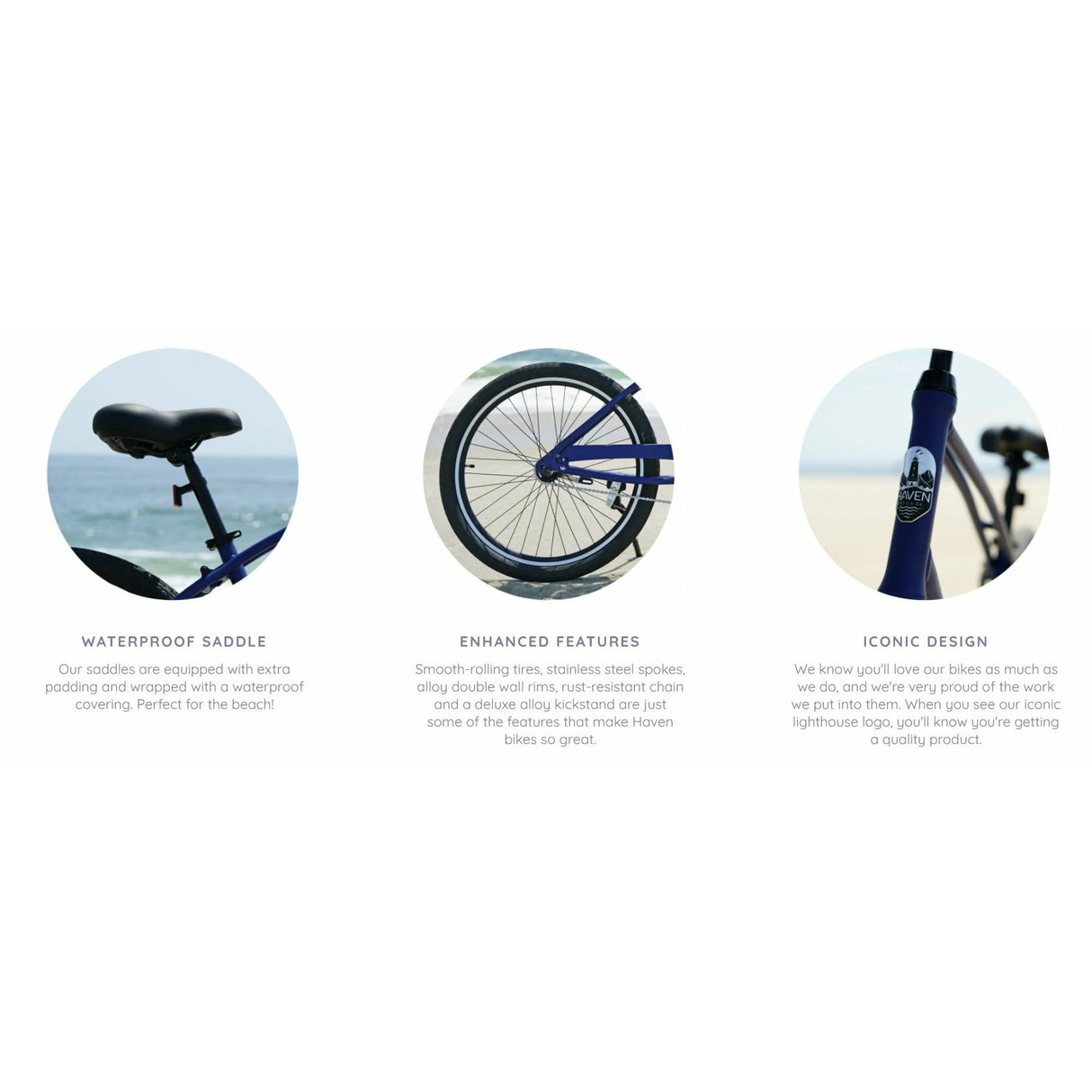 Haven Pointe 1 Single Speed Step Over 26" Aluminum Cruiser Bike