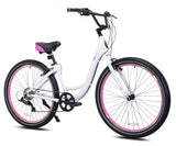 Susan G. Komen Haven 8 27.5 Step Thru 8 Speed Aluminum Beach Cruiser Bike