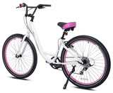 Susan G. Komen Haven 8 27.5 Step Thru 8 Speed Aluminum Beach Cruiser Bike