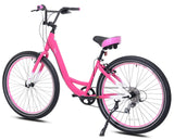 Susan G. Komen Haven 8 27.5 Step Thru 8 Speed Aluminum Beach Cruiser Bike