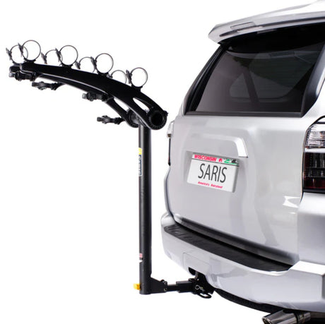 Saris Bones 4-bike Hitch Rack With Easy Fold and Tilting Base