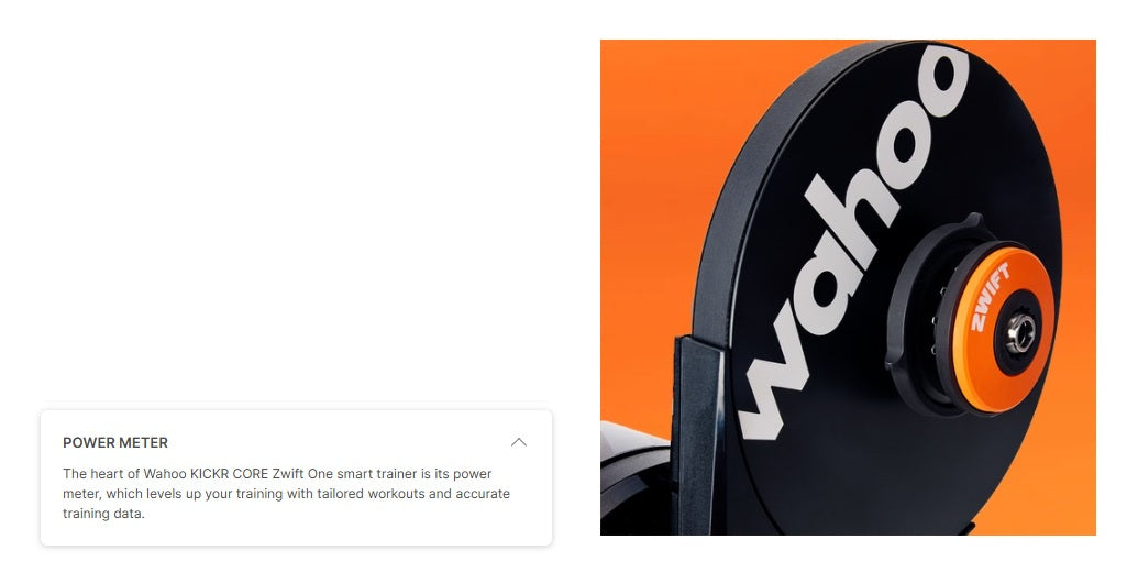 Wahoo KICKR CORE Zwift One Smart Bicycle Trainer